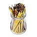 Sago Brothers 200pcs 4'' Metallic Twist Ties (Gold)