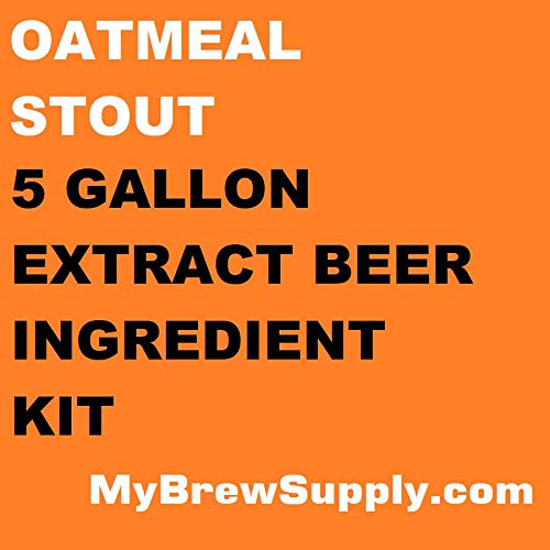 Oatmeal Stout Homebrew 5 Gallon Beer Extract Kit By My Brew Supply