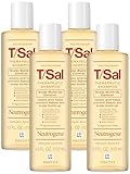 Neutrogena T/Sal Therapeutic Shampoo for Scalp Build-Up Control with Salicylic Acid, Scalp Treatment for Dandruff, Scalp Psoriasis & Seborrheic Dermatitis Relief, 4.5 fl. oz (Pack of 4)
