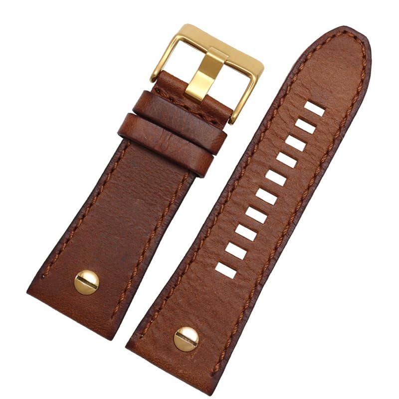 Remplacer bracelet de montre 28mm cuir pour montre Diesel DZ7214 DZ7311