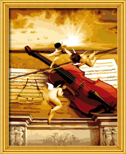 Diy oil painting, paint by number kit- Angel Voices 16 50cm Diy oil painting, paint by number kit- Angel Voices 16 50cm