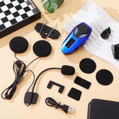 Micrófono inalámbrico Alipis para casco de moto con batería 4