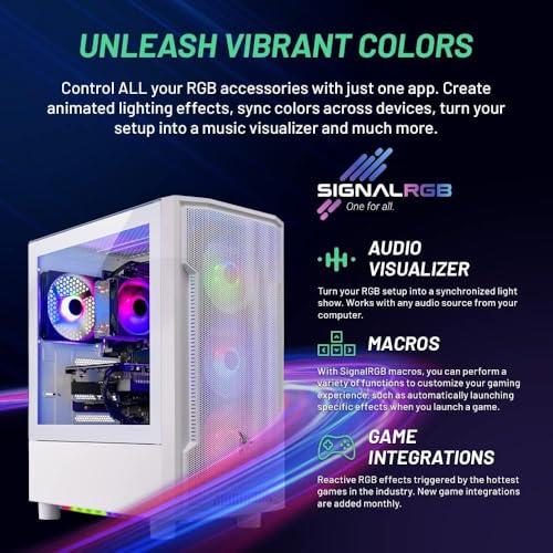 Skytech Gaming Archangel Desktop PC, Ryzen 7 5700 3.7 GHz (4.6GHz), AMD RX 9060XT 8GB, 1TB NVMe SSD, 32GB DDR4 RAM 3200, 650W Gold PSU, Wi-Fi, Win 11 - Image 5