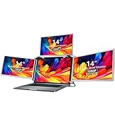 Trion FHD Portable Monitor Quad Screen with One-Cable Triple