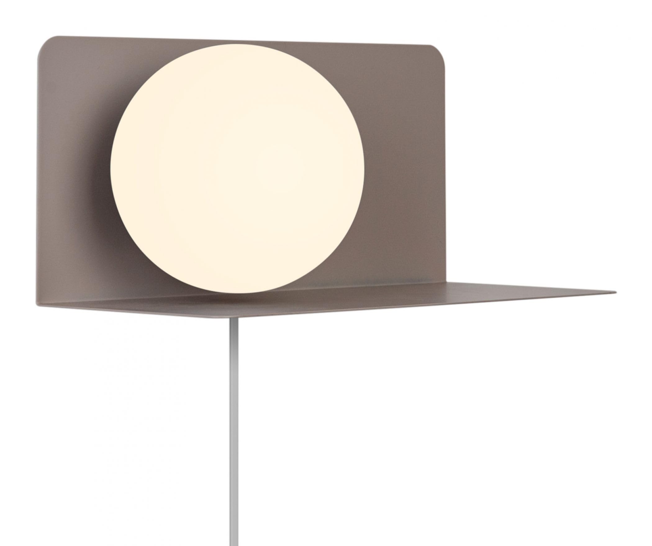 Nordlux Lilibeth Indoor Wall Light Brown Metal E14 Shelf - Bedroom, Bedside, Living Room Plug in or Mains Powered, IP20