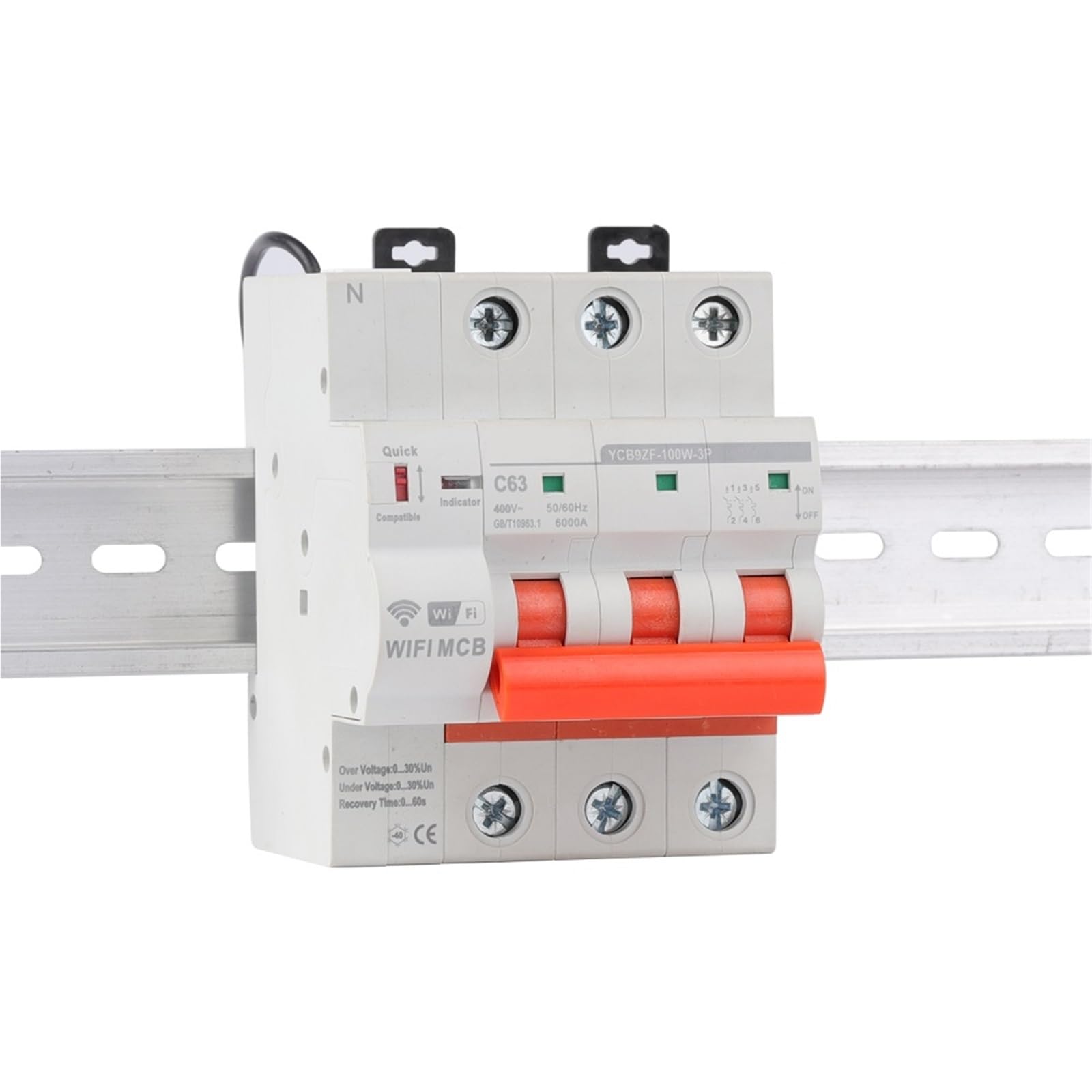 Interruttore automatico CNC Timer Telecomando Intelligente Automatico Intelligente Interruttore WIFI MCB (40A)