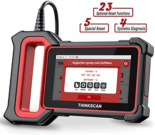 [2022 New Elite]THINKCAR Car Scanner Plus S6 Code Reader,Car Check Engine Scan Tool for ECM/TCM/ABS/SRS,Car Diagnostic Scanner with Oil SAS EPB TPMS Reset,Throttle Adaptation and Battery Voltage Test