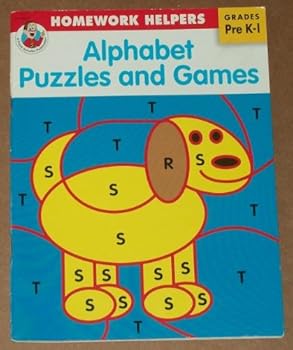 Paperback Alphabet Puzzles & Games Book