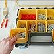 Stanley FatMax Profi-Organizer (44,6 x 11,6 x 35,7 cm, tiefe Fächer, stabiler Deckel, Metallverschlüsse, wasserdicht, herausnehmbare Boxen, extra Box für Kleinteile) 1-97-518