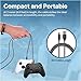 MMOBIEL USB-C Cable for Xbox 6.6ft Nylon Braided USB-A to Type-C [2 Pack] Replacement Type-C Cord for Xbox Controllers 18W 480Mbps – Charger Cable Adapter - Gaming Accessories - White/Black