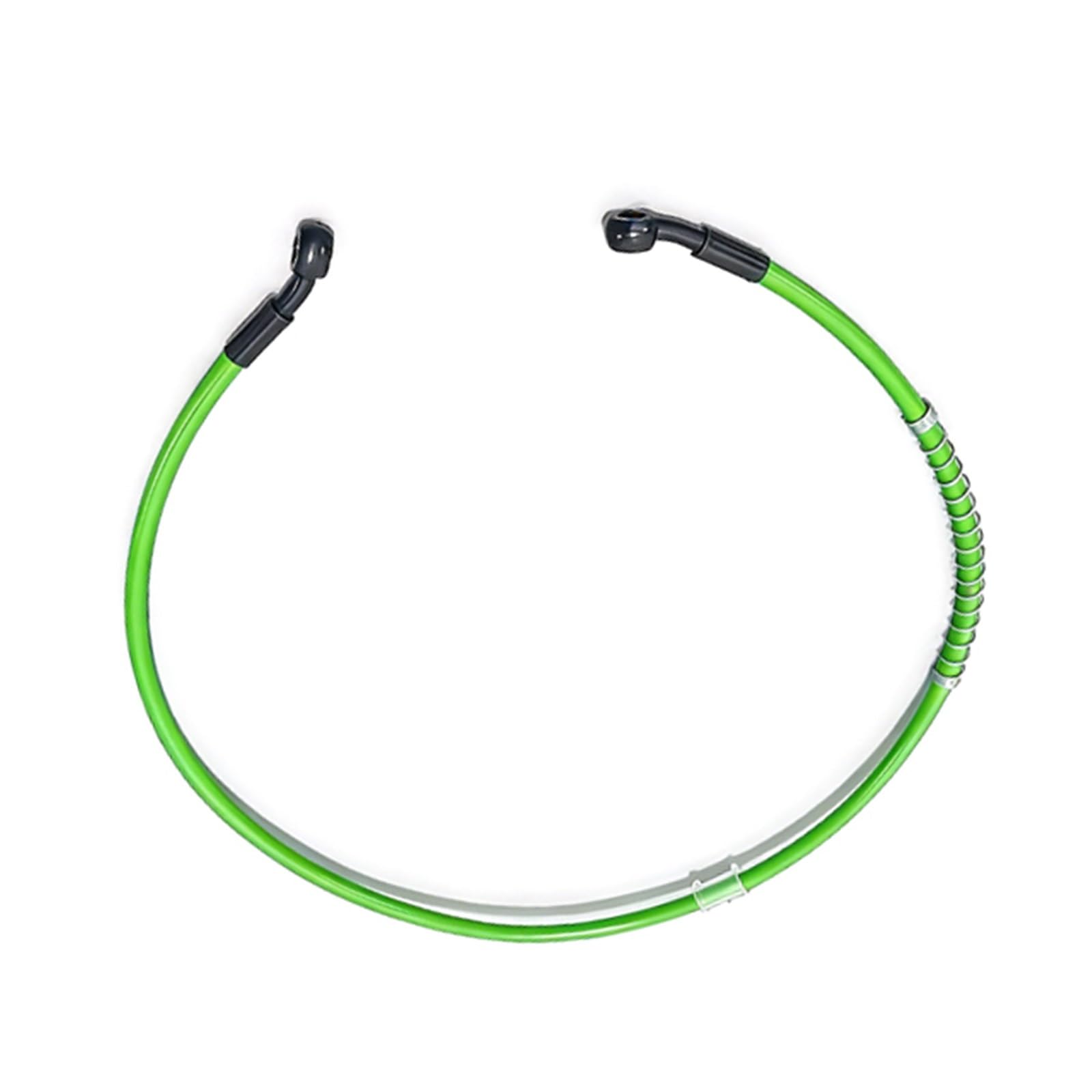 Motorbike Brake Line Motorcycle Stainless Steel Hydraulic Brake Clutch Hose 10cm-500cm Braided Oil Pipe M8 Green 28°-28° Accessories(130cm)