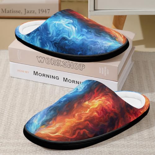 Chaussons d'hiver Flammess avec semelle antidérapante taille S