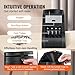 Automatic Coin Sorter and Wrapper Machine|230 Coins/Min,4 Denomination Tubes|for Pennies,Nickels,Dimes,Quarters|Compact Black Countertop Unit