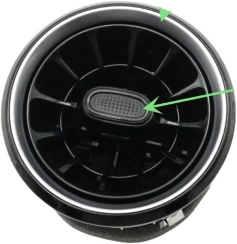 Silver Front Dashboard A/C Air Conditioning Outlet Vent Compatible with Mercedes Benz V Class W447 W448 Vito V250 V260 2014-2021(1 PC Silver)