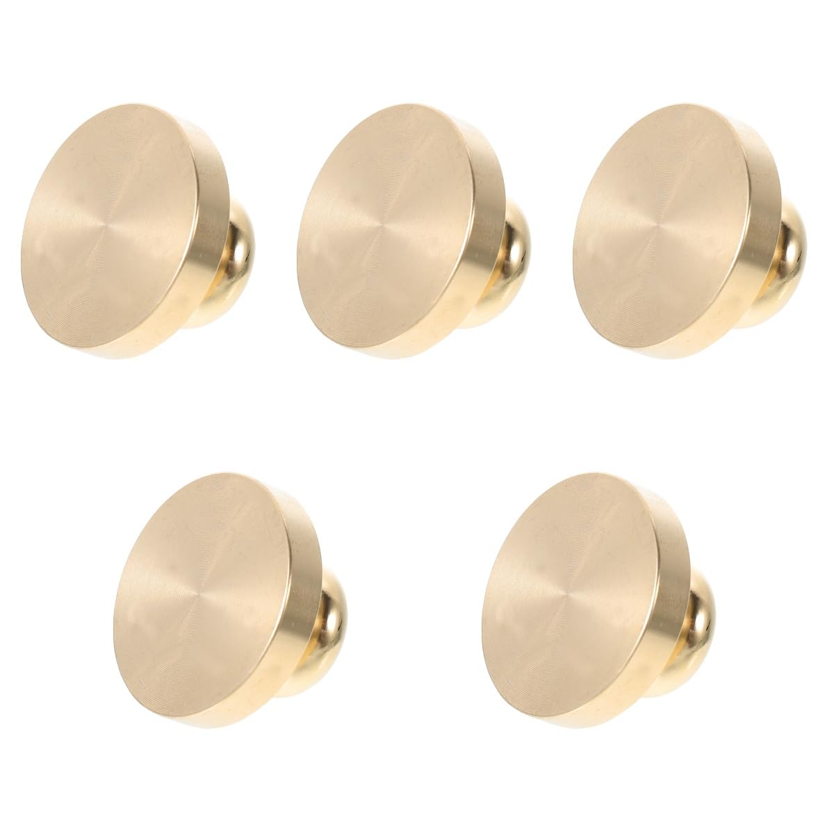 Veemoon 5pcs Wax Sealing Stamp Kit Replacement Head for Envelope Sealing Lacquer Elegant Brass Design for Parties