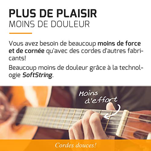 Cordes en nylon pour guitare classique & guitare acoustique ☆ BONUS : Ebook gratuit + 4 plectres + supplément corde de… - Les Beatles, Paul McCartney, John Lennon, RIngo Starr, George Harrison Cordes en nylon pour guitare classique & guitare acoustique ☆ BONUS : Ebook gratuit + 4 plectres + supplément corde de… – Image 5