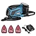 Levigatrice, WESCO Levigatrice a Batteria, 18V 2.0Ah Levigatrice per Legno, Levigatrice Mouse Velocità 13000 RPM, 3 Carte Abresive, Levigatrice Legno di Precisione Ricaricabile