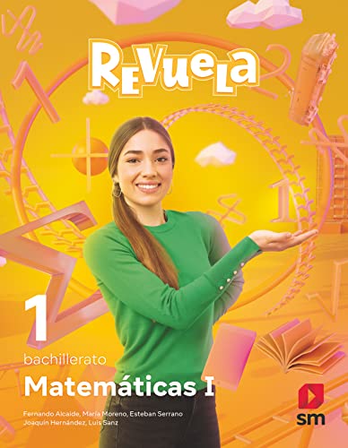 Portada de Matemáticas Ciencias Naturales 1º Bachillerato Proyecto Revuela Cast