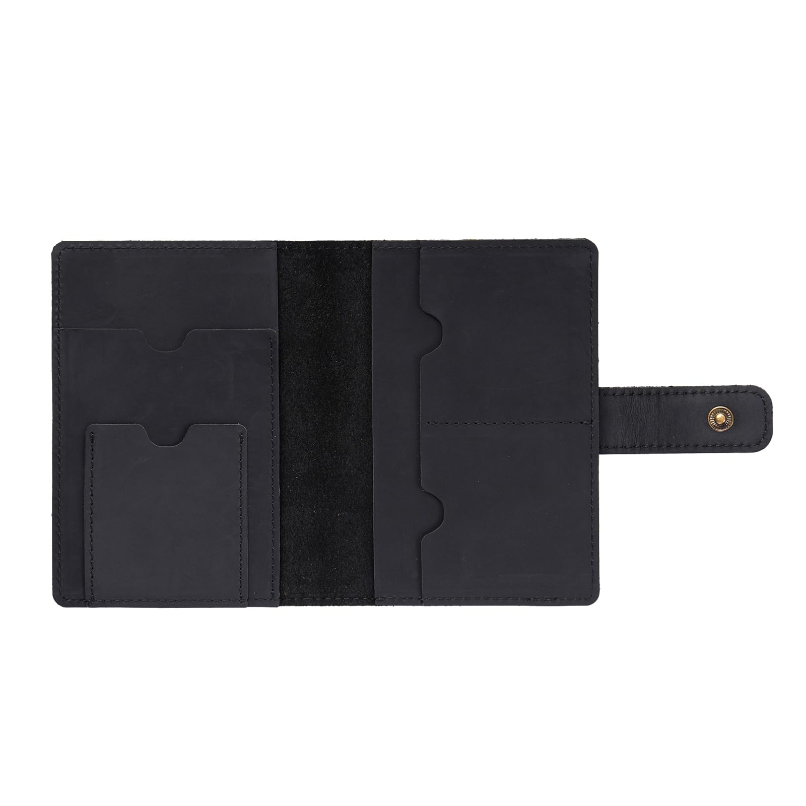 Porta carte di credito, accessorio da viaggio internazionale per uomo e donna, custodia per passaporto, portafoglio essenziale da viaggio, portafoglio con blocco, Nero , Einheitsgröße, Mass