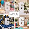 Anderson's White Foam Numbers, Number 6, 11.5 Inches, Set of 3, Craft Projects, School, Weddings, Birthdays, and Events #3