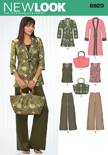 Simplicity Creative Group, Inc New Look Sewing Pattern 6920 Misses Sportswear, Size A (10-12-14-16-18-20-22)