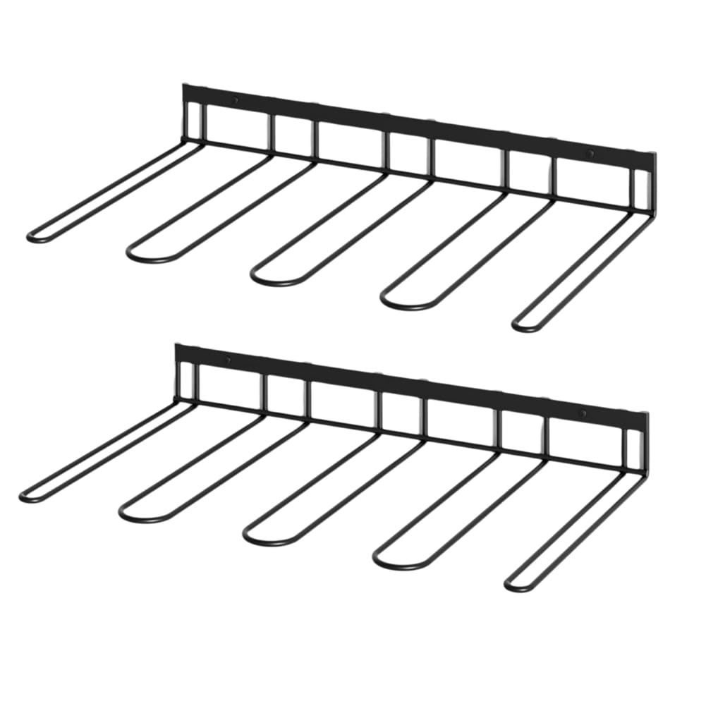 CTRLZS Boots for Wall Mount, 2pcs for Tall Boot Organizer 4 Pair Wader Hangers& Shoe Storage Rack Cowboy