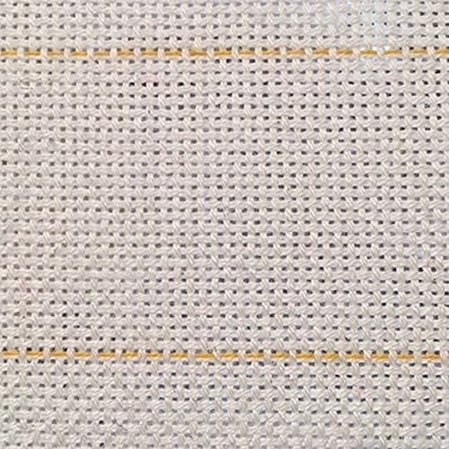 PEALOV Tufting Cloth Backing Fabric,Monks Cloth for Tufting,Marked Yellow Lines' Carpet Backing Fabric, Muslin Fabric/Textile,Primary Tufting Cloth Backing Fabric for Using Rug Tufting Guns(1M*5M)