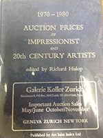 Auction Prices of Impressionist and 20th Century Artists: 1970-1980 0903872129 Book Cover