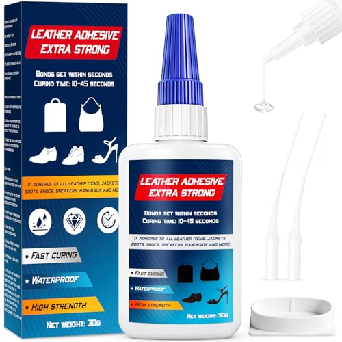 Pegamento Zapatos Super Glue - Pegamento Fuerte Zapatos Extrafuerte, Shoe Glue Zapatero para Todo Tipo de Zapatos, Cuero, 30g