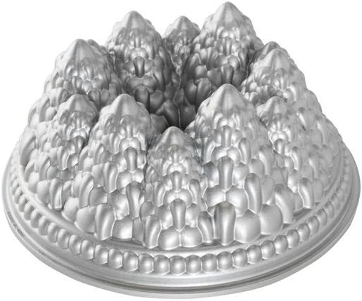 Nordic Ware Silver Pine Forest Cake Tin, 9 Cup Capacity
