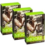 MOOM Face Wax Strips for Women with Natural Soothing Chamomile & Lavender Hair Removal Waxing Strips