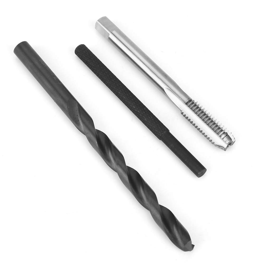 1/4 20UNC Thread Repair Insert Kit, 12PCS Screw Sleeve, High Strength Stainless Steel Threaded Inserts, Wire Screw Sleeve Repair Tool for Damaged Threads, Includes Twisted