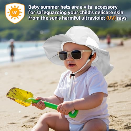 Kids Bucket Hat UPF 50+ Sun Hats for Toddler Beach Hat Boys Girls Wide Brim Kids Fishing Safari Hat Outdoor3