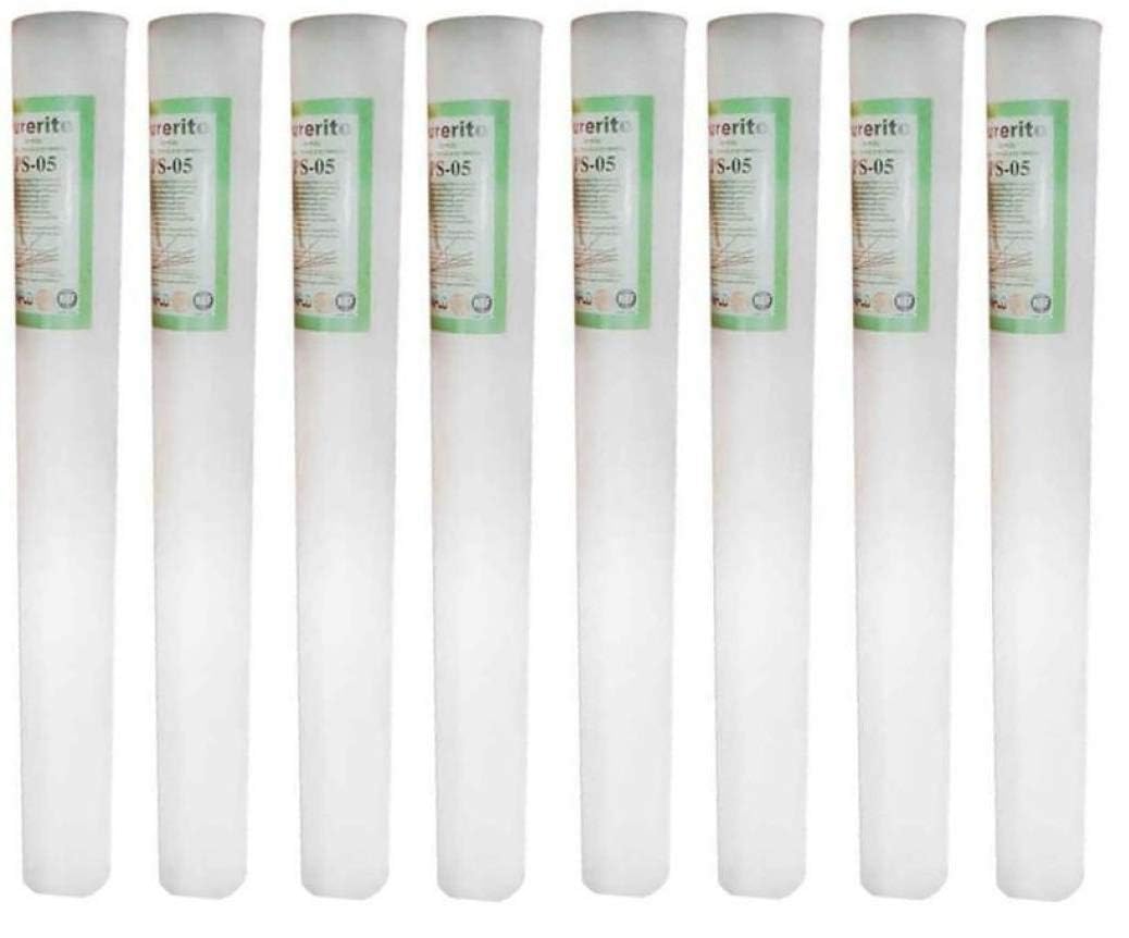 20 Inch Slim Spun Filter Cartridge for 50,100 LPH Commercial RO Plant Water Purifier, (Size-20x2.25", 8 Pcs.)-image-13