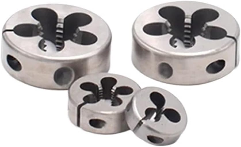 HSS Screw Cutting Die Repair Tool, HSSE Round Threading Die Pack Of 2 Multiple UNF UNS Sizes For Metalworking(Unef1l4-36)