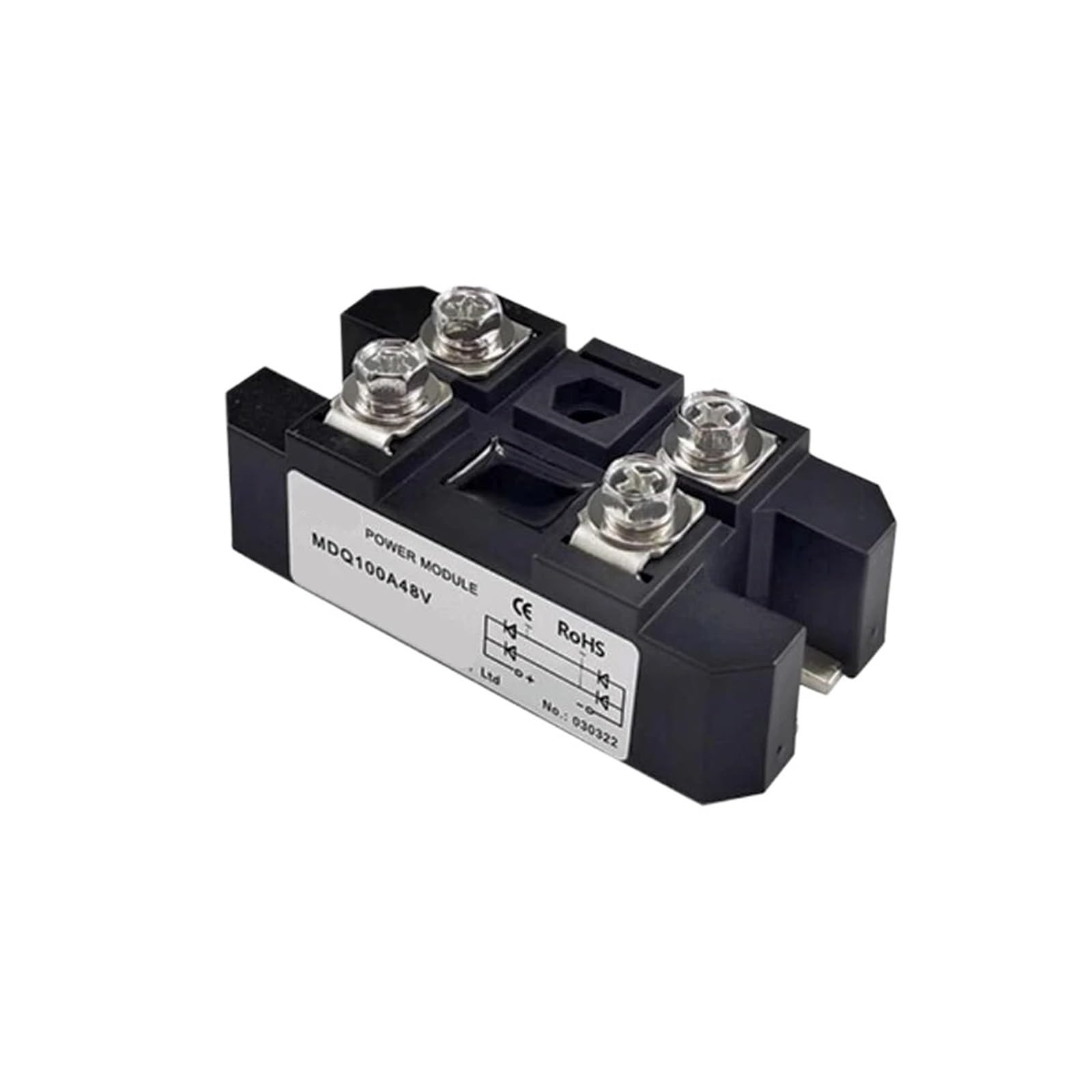 Puente rectificador MDQ100A de 100Amp con alta resistencia de 1600V para aislar picos térmicos