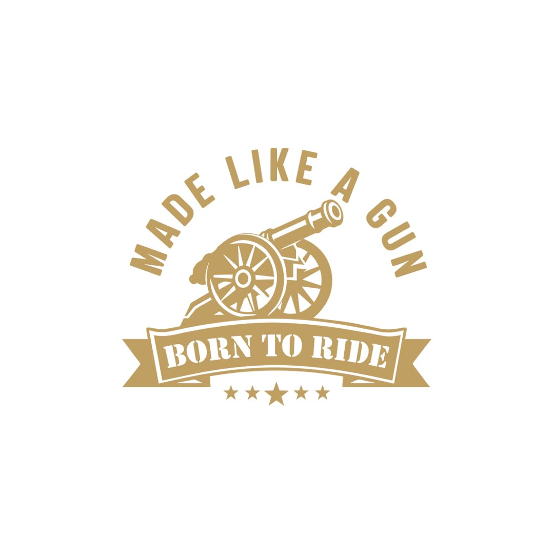 Bike Sticker Compatible for Royal Enfield - Bold and Unique Water-Resistant Decals (Gold)-picture-13