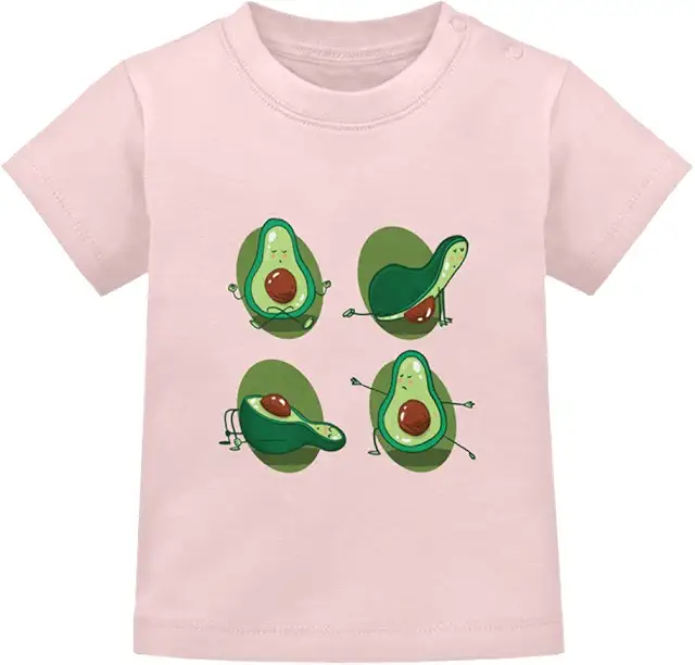 Avocado Yoga Baby T-Shirt - Bequemes Langarmshirt für Kleinkinder