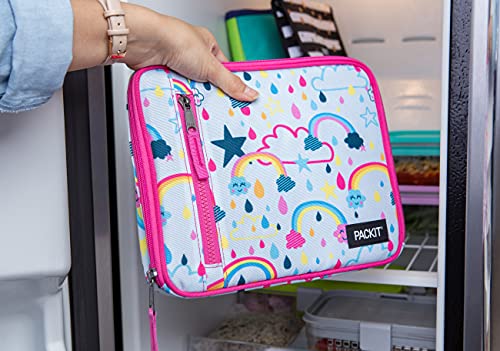 Packit - Pko-Cb-Rns Packit Freezable Classic Lunch Box, Rainbow Sky #TOP1