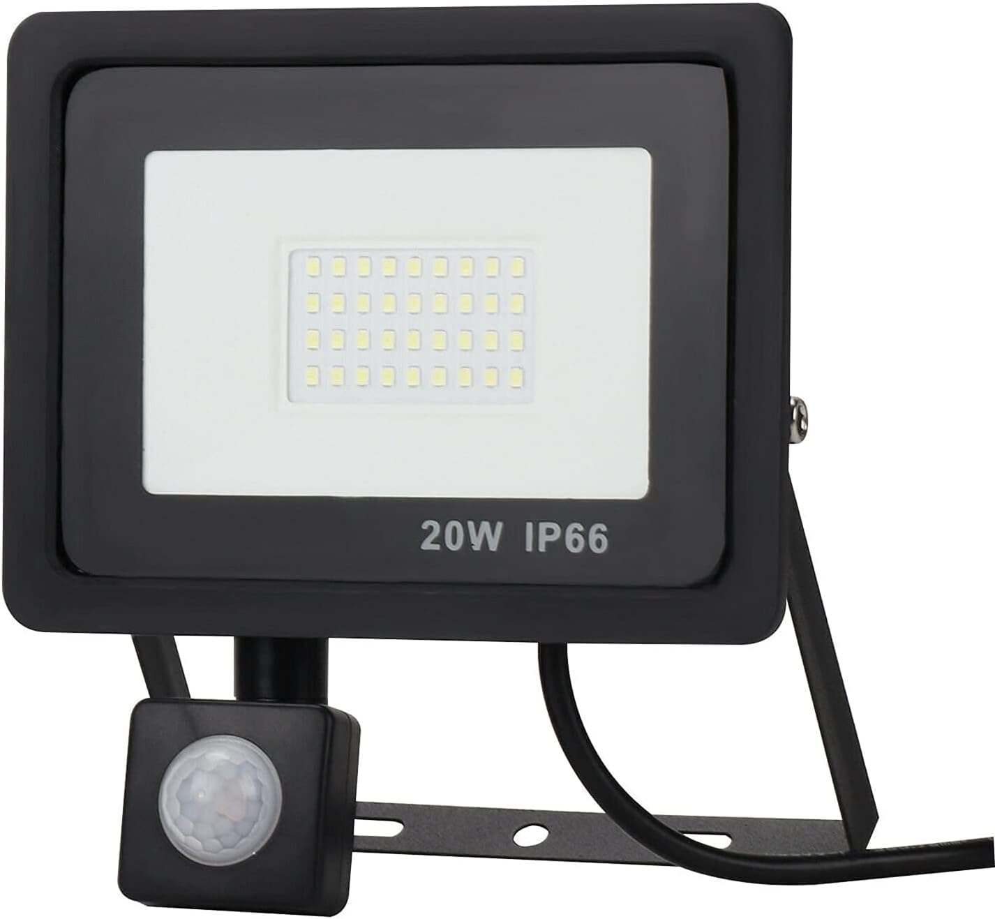 YORKING Security Light 20W 1600 Lumen LED Floodlight IP65 Waterproof Motion Sensor Security Light with PIR Motion Sensor for Forecourt Backyard Garage Garden Doorway