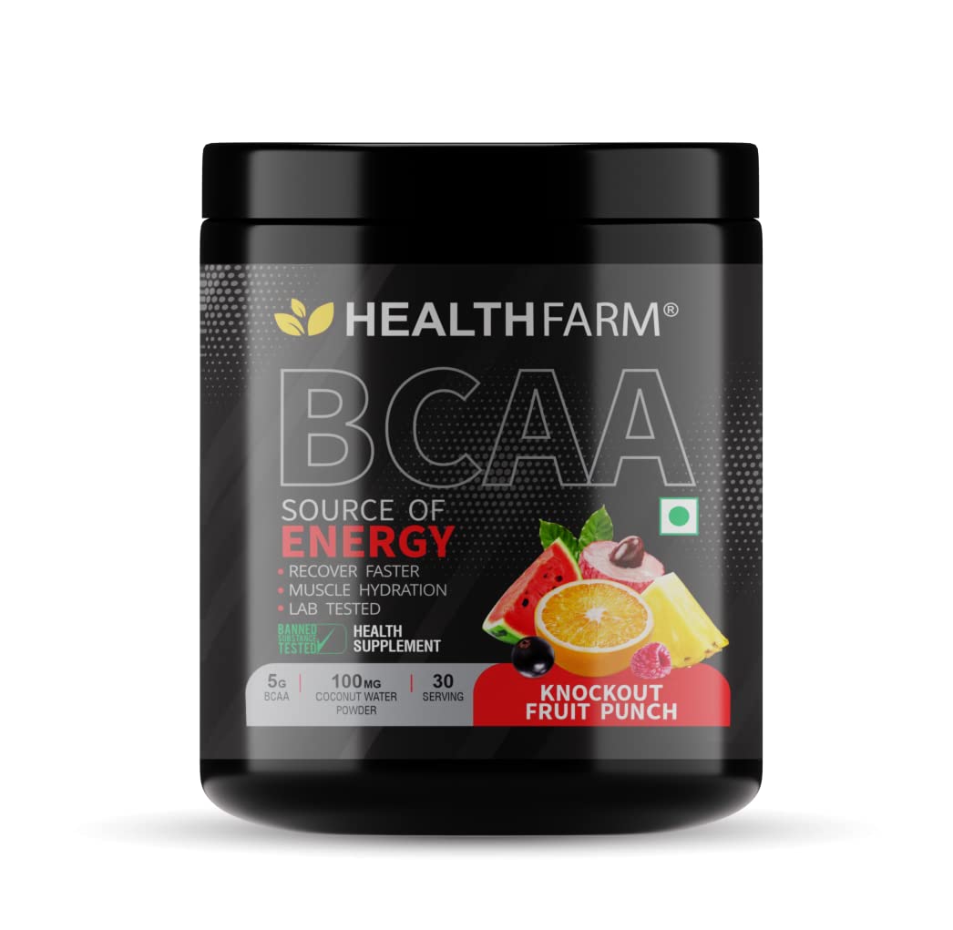 Healthfarm BCAA + Electrolyte Powder ,Support Muscle Recovery,Boost