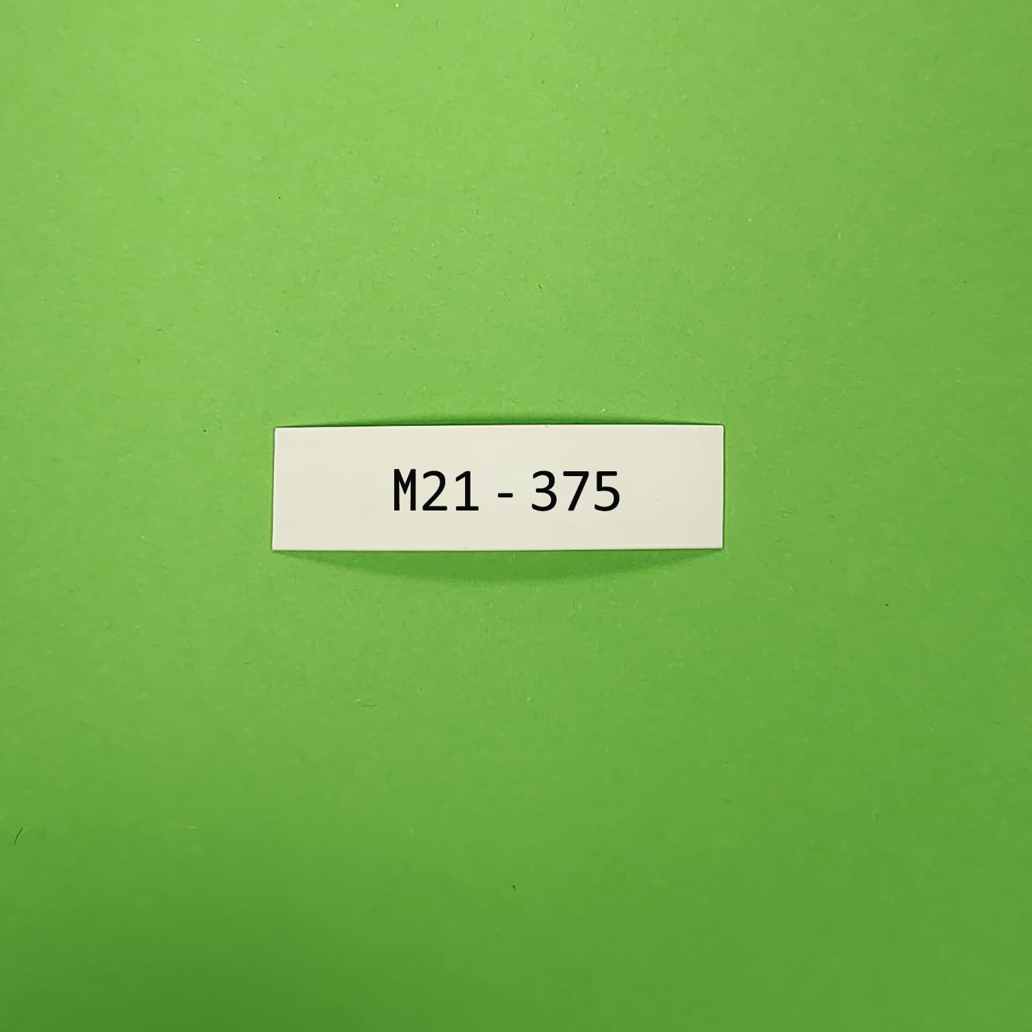 Compatible Label Tape Replacement for M21-375-C-342-Black on White Compatible with M210, M210-LAB, M211, BMP21-PLUS/LAB Label Printers, 0.7" Width, 6.89' Length