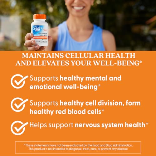 Doctor's BEST Folate Supplement 400 mcg
