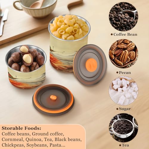 Contenedor Hermético de Acero Inoxidable para Café 500ml miniatura 5