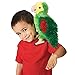 Folkmanis Amazon Parrot Hand Puppet, Green, Red, Yellow, 1 EA