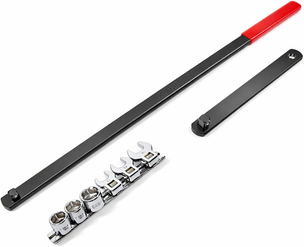 Powerbuilt Serpentine Belt Tool Set, Remove and Install Car Vehicle Serpentine Belts, for Spring-Loaded - 648451