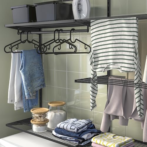 BOAXEL Ensemble de linge Anthracite 165x40x201 cm pour dressing - 4