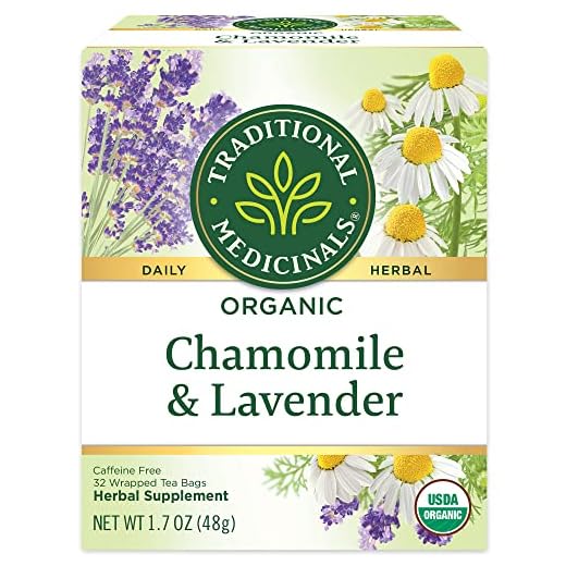 Traditional Medicinals Organic Chamomile & Lavender, 32 Tea Bags