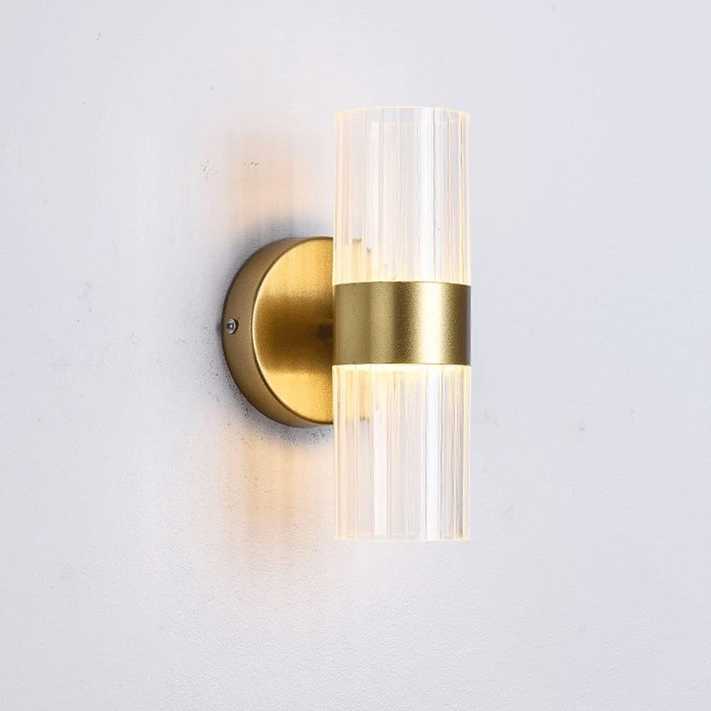Iluminación decorativa de pasillo simple y aplique LED alargado para renovar paredes vacías