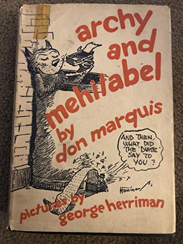 Archy and Mehitabel B001JPBST2 Book Cover